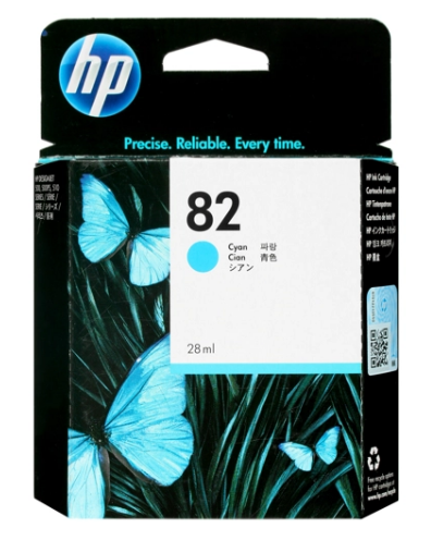 Картридж №82 Cyan CH566A 28-ml для HP (о)