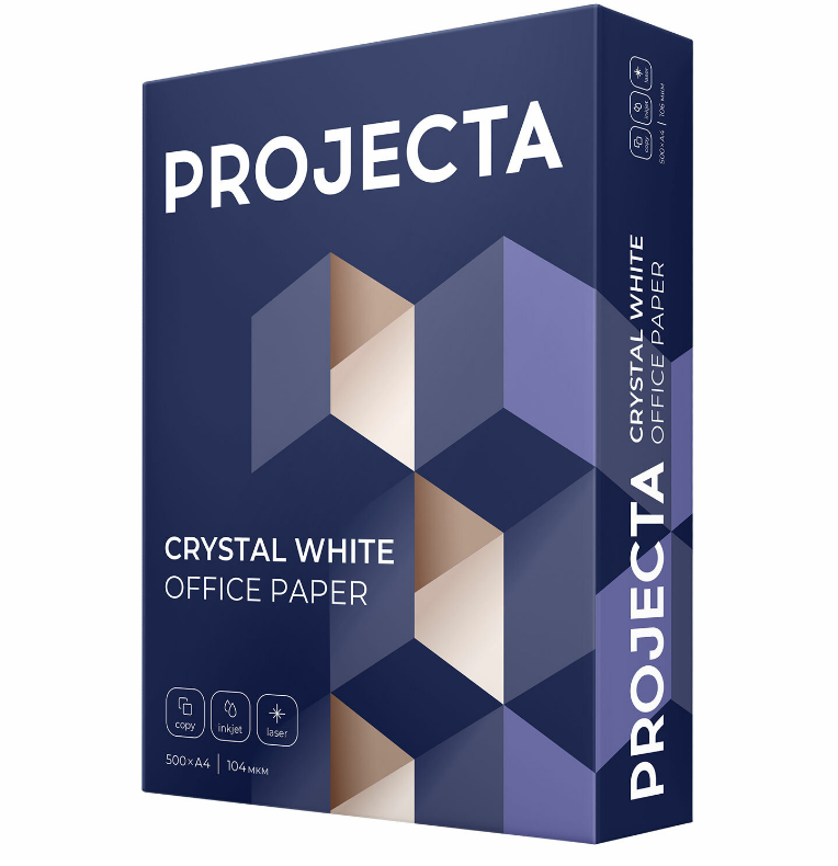 Бумага для офис/техники A4 80г/м B 162% 500л/уп PROJECTA SPECIAL Россия