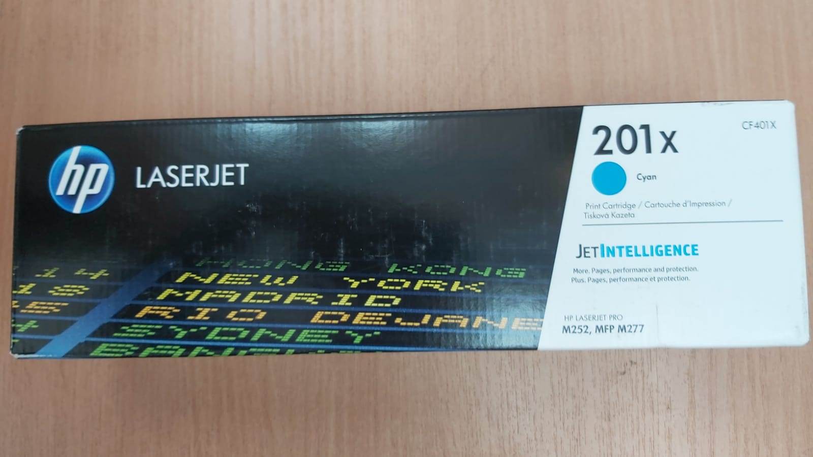 Тонер-картридж CF401X Cyan 201X для HP M252/MFP M277 (о)