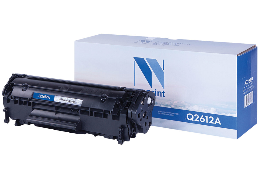 Картридж Q2612A Black для HP (NV Print)