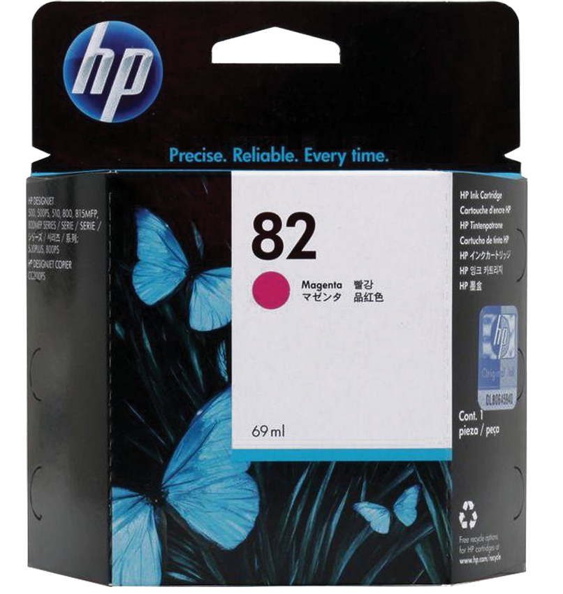 Картридж №82 Magenta C4912A 69-ml для HP (о)